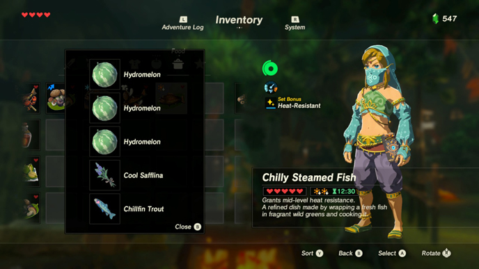 The 10 Best Recipes in Zelda: Breath of the Wild :: Games 